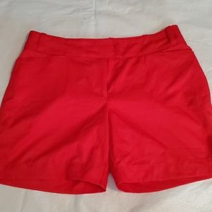 Tail White Label Red Golf Shorts Size 10